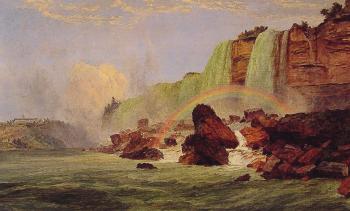 Jasper Francis Cropsey : Niagara Falls with View of Clifton House